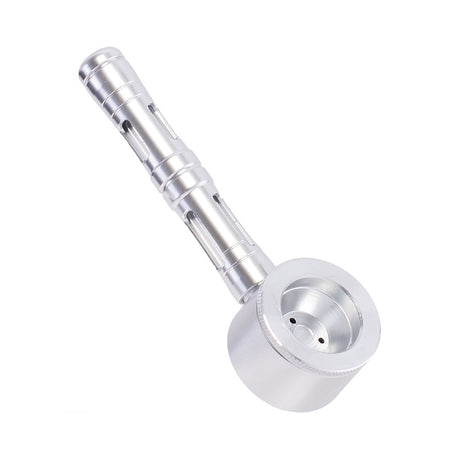 Aluminum Glass Hybrid Flat Chamber Spoon Pipe