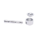 Aluminum Glass Hybrid Flat Chamber Spoon Pipe