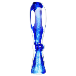 Flecked Bright Pastels Glass Taster, Portable Chillum for Dry Herbs, 3.25" Borosilicate