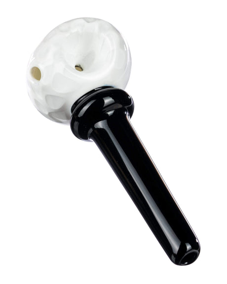 Fore! Golf Ball Hand Pipe by Valiant Distribution, 4.5" Borosilicate Glass, Black and White, Portable