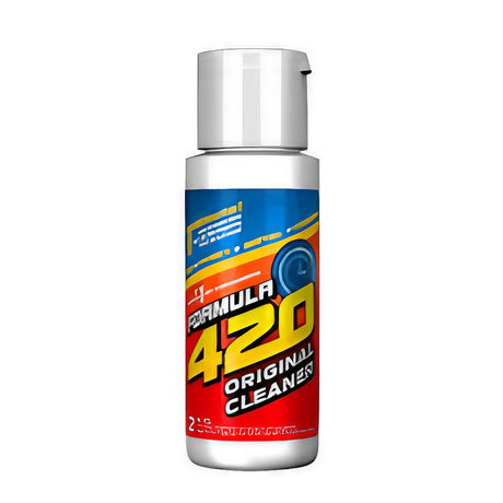 Formula 420 2oz Original Cleaner bottle front view for efficient bong cleaning