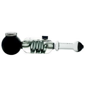 Freeze Pipe Hand Pipe with Glycerin Coil - Side View on White Background