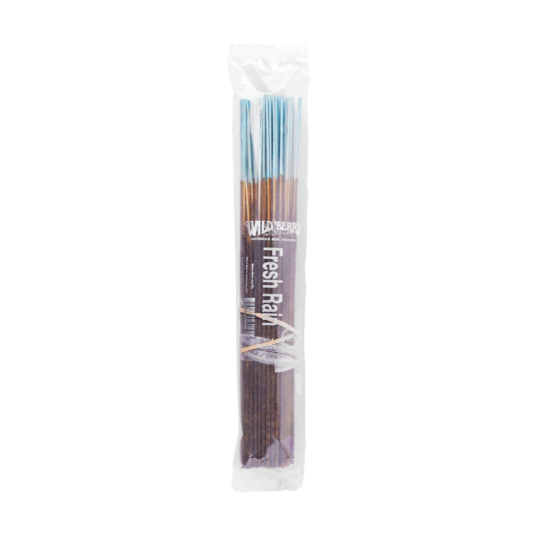 Wild Berry Incense Sticks Fresh Rain scent, 100 pack front view on seamless white background