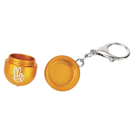 Fujima Acorn Metal Storage Keychain | Assorted Sizes & Colors | 24ct Display