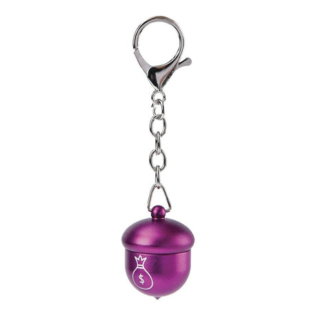 Fujima Acorn Metal Storage Keychain | Assorted Sizes & Colors | 24ct Display