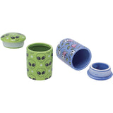 Fujima Covered Ceramic Stash Jar | 2.75" | Assorted Designs | 12ct Display