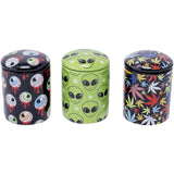 Fujima Covered Ceramic Stash Jar | 2.75" | Assorted Designs | 12ct Display