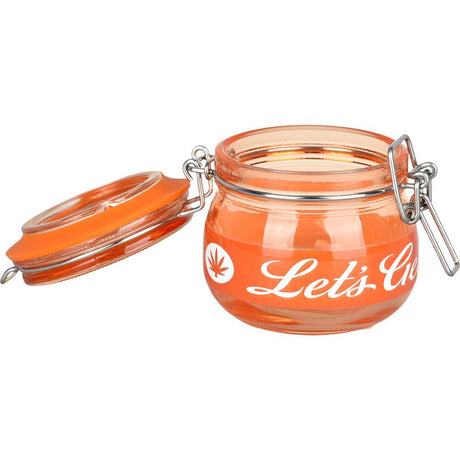 Fujima Dank Tank Latch Lid Glass Storage Jar | 150mL | Assorted Colors | 6ct Display