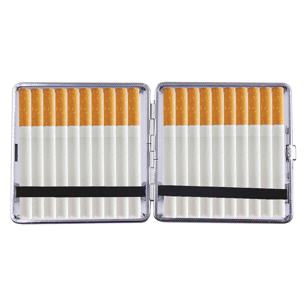 Fujima Faux Leather Cigarette Case | King Size | Asst Clrs | 12pc