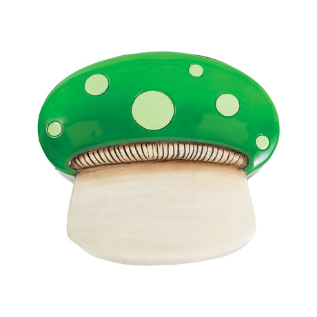Fujima Gamer Mushroom Polyresin Stash Box, 6" height, front view on white background