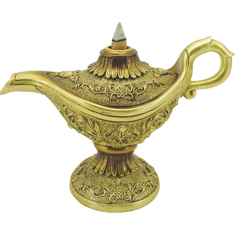 Aladdin's Magic Lamp Brass Incense Burner