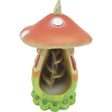 Fujima 6" Mushroom Waterfall Incense Burner, Polyresin, Front View