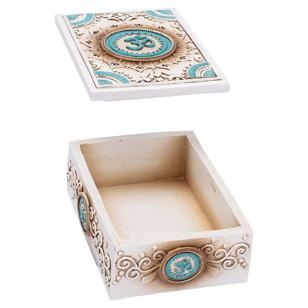 Fujima Om Symbol Tarot Stash Box | 5.5"