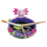 Fujima Pink Axolotl Star & Mushroom Ashtray | 5" x 4.5"