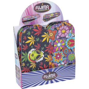 Fujima Rolling Tray with Colorful Magnetic 3D Lid Assortment Displayed