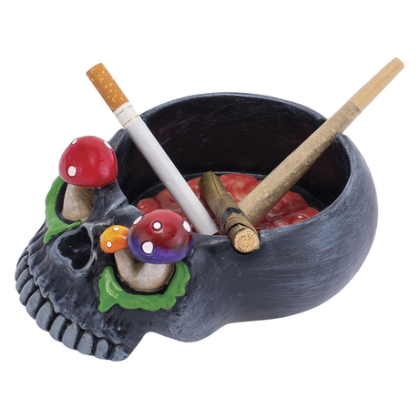 Fujima Skull Brain & Mushroom Eyes Ashtray | 5.75" x 4.2"