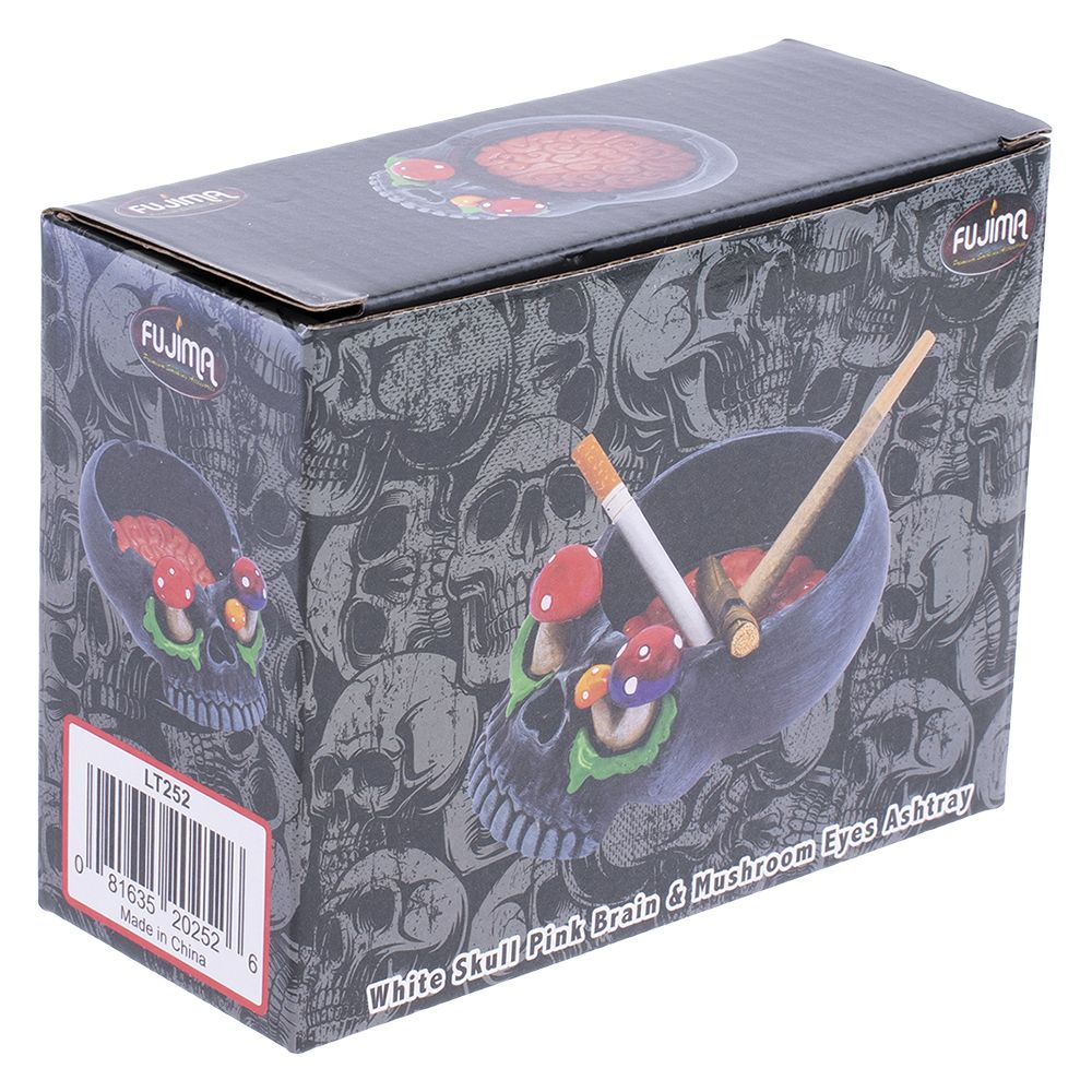 Fujima Skull Brain & Mushroom Eyes Ashtray | 5.75" x 4.2"