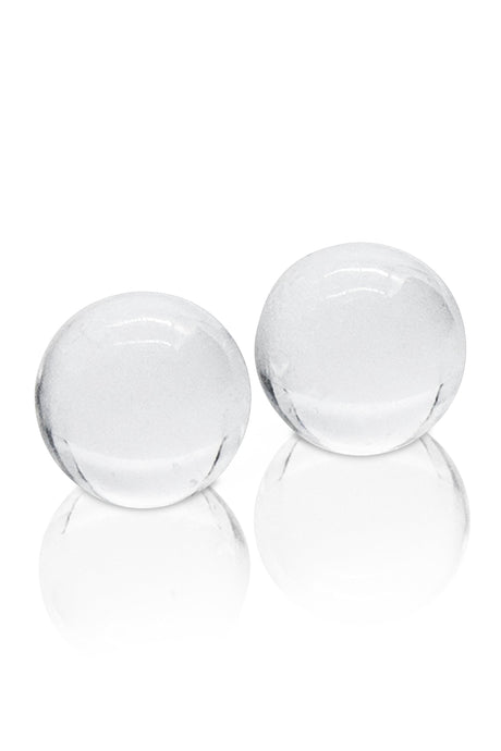 Glasshouse Full Quartz Banger Flat Top Kit, 25mm Male 90 Degree, Front View on White