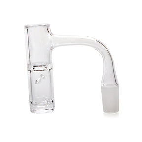 The Stash Shack 90 Degree 14mm Male Full Weld Auto Spinner Quartz Banger Side View