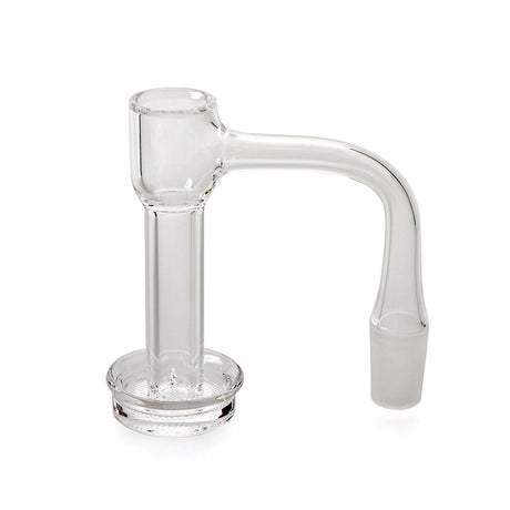 Full Weld XL Terp Slurper Quartz Banger 90 degree 14mm Male for Concentrates - Clear Front View