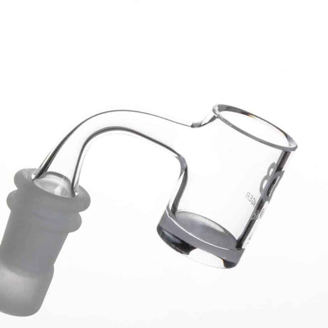 DANK BANGER Hybrid Banger Set, Quartz & Steel, with Spinning Cap & Terp Pearls, Side View
