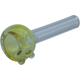 LA Pipes Fumed Snapper Bowl Pull-Stem Slide for Bongs, Grommet Joint, Borosilicate Glass