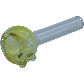 LA Pipes Fumed Snapper Bowl Pull-Stem Slide for Bongs, Grommet Joint, Borosilicate Glass