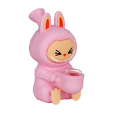 Funny Animal Silicone Water Pipe | 5.5" | Assorted Colors | 4ct Bundle
