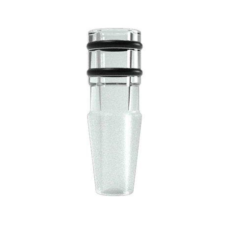 Grenco Science G Pen Hyer Glass Water Pipe Adapter, 14mm Male, Borosilicate, Front View