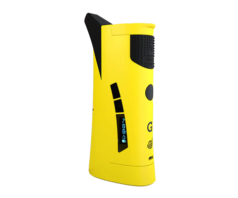 G Pen Roam Vaporizer by Grenco Science in Lemonnade, portable design with quartz tank, side view