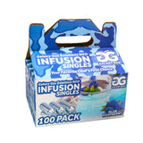 Galaxy Gas Infusion N2O Cream Chargers, 100pc Box with Blue Raspberry Flavoring