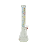 MAV Glass - Game Time 9mm 18" Beaker Bong Front View with Football Field Design