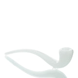 MAV Glass Gandalf Pipe - Elegant Long Stem Hand Pipe - Side View on White Background