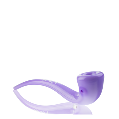 MAV Glass Gandalf Pipe in Purple - Side View with Sleek Design