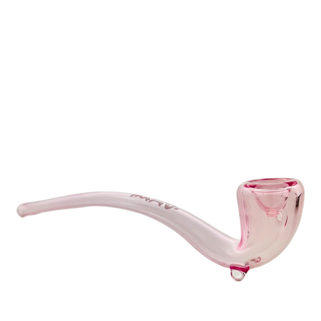 MAV Glass Gandalf Pipe in Pink - Side View with Sleek Design