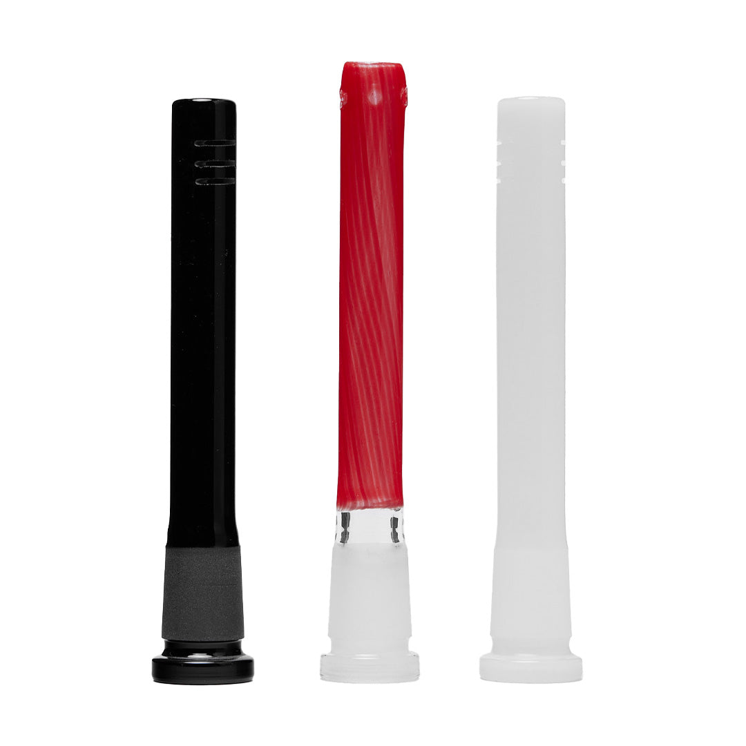 Tyson 2.0 Beaker Water Pipes in Black, Red, and White - Front View