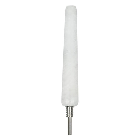 Gemstx Gemstone Dab Straw with 5" Titanium Tip, 10mm joint size, front view on white background
