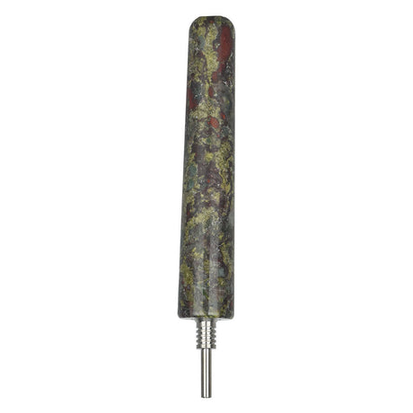 Gemstx Gemstone Dab Straw with Durable Titanium Tip, 5" Length, 10mm Size, Front View