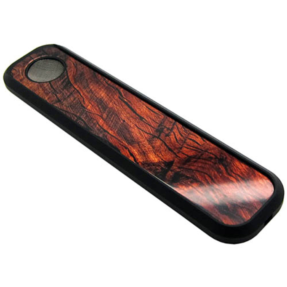 Genius Pipe - Portable Steel Hand Pipe with Wood Design - Top View