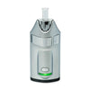 GHOST Vapes MV1 Satin Silver Herb & Wax Vaporizer - Front View with Green LED
