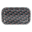 Giddy Equality Medium Metal Rolling Tray - Top View with Bold Equality Print