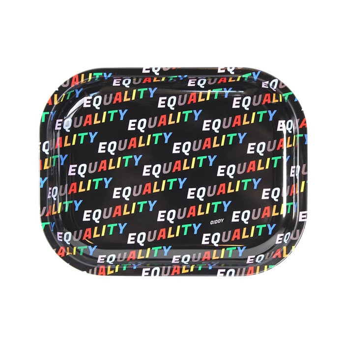 Giddy Glass Equality Rolling Tray | 7.2" x 5.6"
