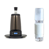 Arizer Desktop Vaporizer with Borosilicate Glass Parts, Front View of Digital Display