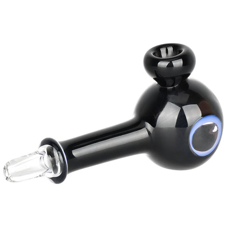 Borosilicate Glass Cauldron Hand Pipe - Front View on Seamless White Background
