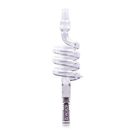 Glass Coil Cooling Stem for DynaVap - Clear Variant - Front View - The Stash Shack