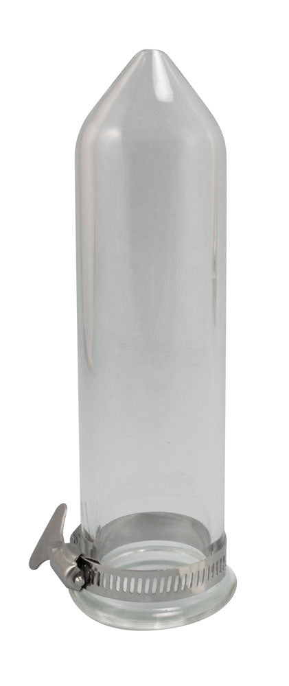 Borosilicate Glass Extraction Tube, 4mm Thick, Portable Design - Front View