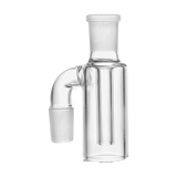 PILOT DIARY 18mm Reclaim Catcher front view with clear glass and silicone container