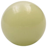 Glasshouse Egg Pearl Top View - Quartz Circular Dab Rig Accessory for Enhanced Flavor