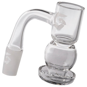 Glasshouse Egg Terp Banger Kit - 90 Degree Male Joint - Clear Quartz Side View
