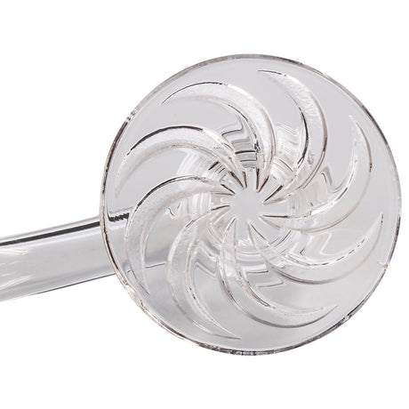 Glasshouse Egg Turbo Cyclone Quartz Banger Kit close-up, showcasing intricate design and 14mm male joint